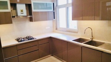 Kitchen in 4 BHK Builder Floor at Ansal Sushant Lok I, Sector 43 – for Rent
