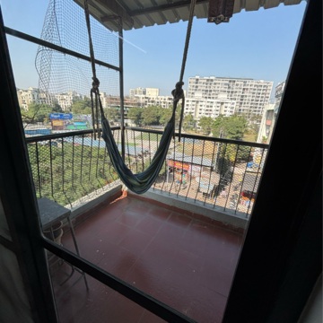 Balcony in 2 BHK Apartment at Brahma Majestic, Nibm Annexe – for Sale