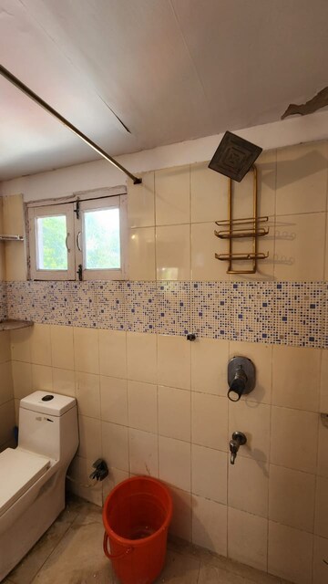 Bathroom in 1 RK Builder Floor at Greater Kailash I – for Rent
