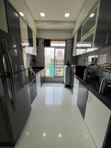 Kitchen in 1 BHK Apartment at Rishabraj Divine, Borivali East – for Sale
