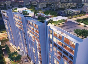 Balcony in 4 BHK Apartment at Myscape Mea, Puppalaguda – for Sale
