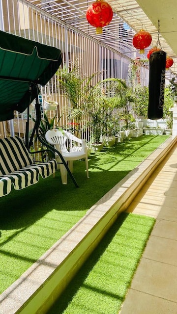 Balcony in 4 BHK Builder Floor at Kohli One Malibu Town, Sector 47 – for Rent