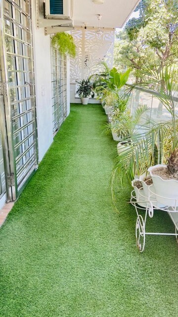 Balcony in 4 BHK Builder Floor at Kohli One Malibu Town, Sector 47 – for Rent