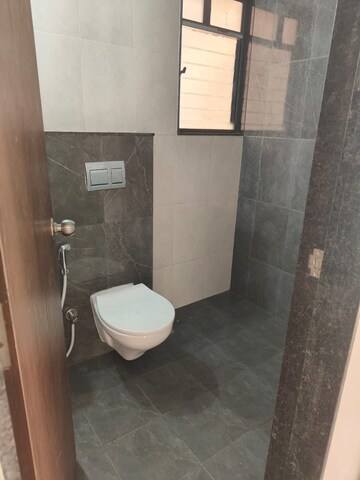 Bathroom in 1 BHK Apartment at Dheeraj Enclave, Borivali East – for Rent