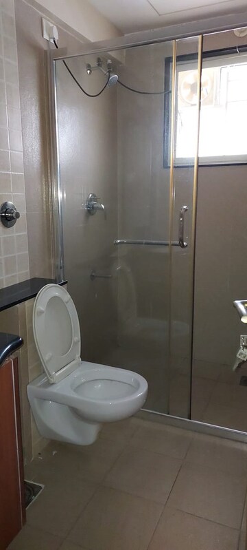 Bathroom in 3 BHK Apartment at Rachana My World, Baner – for Rent