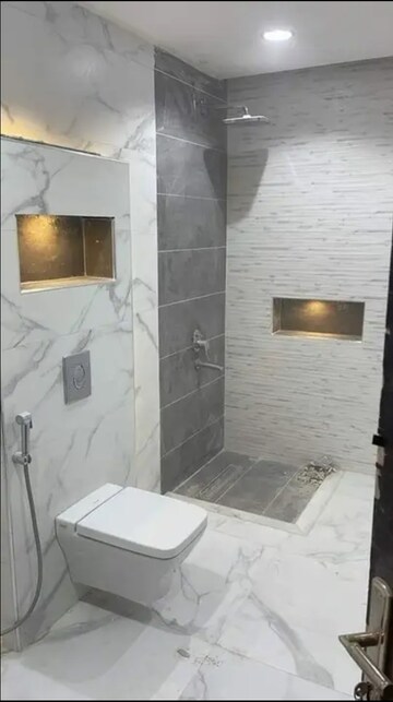 Bathroom in 3 BHK Builder Floor at Saket – for Rent