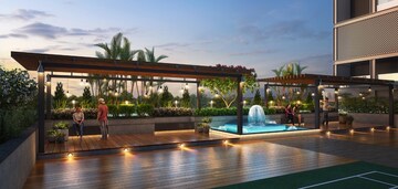 Swimming Pool in 3 BHK Apartment at Majestique Rhythm County, Handewadi – for Sale
