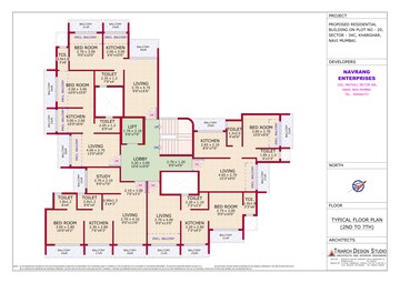 Floor Plan in 1 BHK Apartment at Kharghar – for Sale