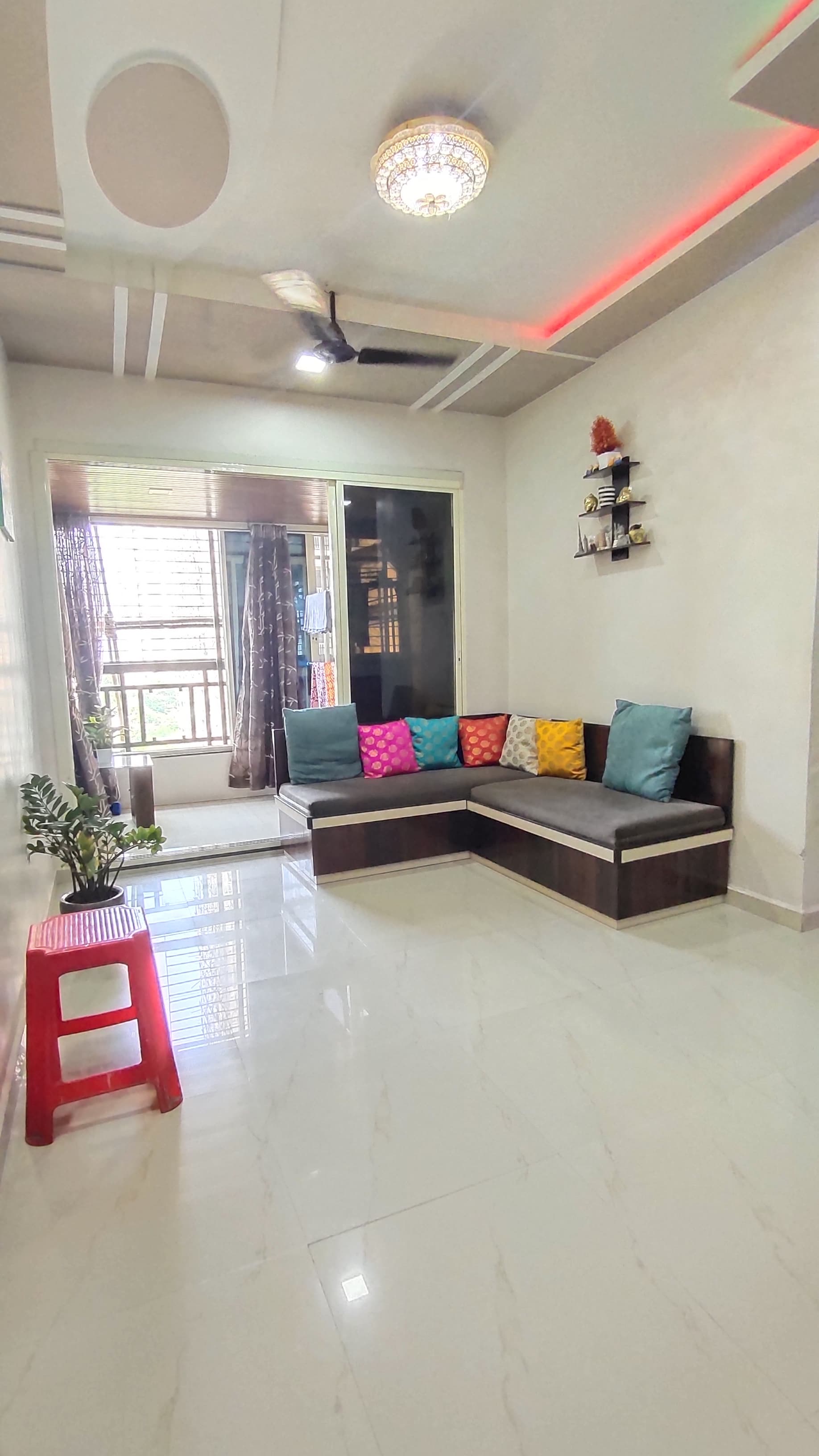 2 BHK + Study Room Apartment For Sale in Vrindavan Complex Dombivli West