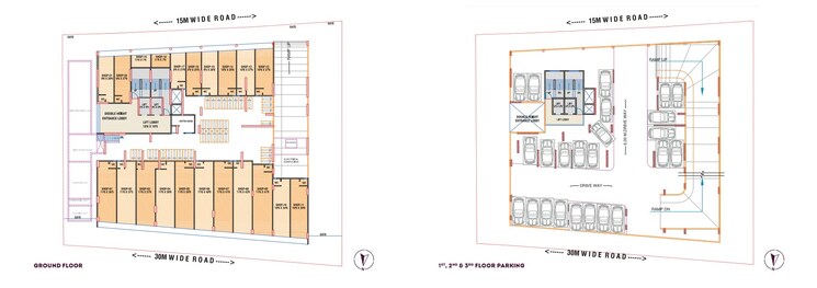 Floor Plan, millennium-urbania 2 Bedroom 1066 Sq.Ft. Apartment In Kalamboli Navi Mumbai 7926428