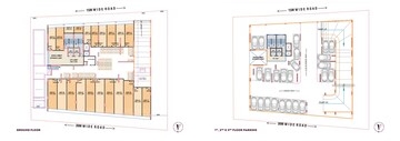 Floor Plan in 3 BHK Apartment at Millennium Urbania, Kalamboli – for Sale