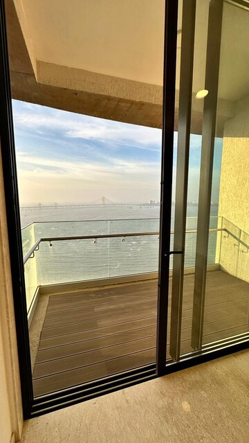 Balcony in 3 BHK Apartment at Suraj Ocean Star 2, Prabhadevi – for Sale