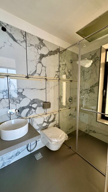 Bathroom in 3 BHK Apartment at Suraj Ocean Star 2, Prabhadevi – for Sale