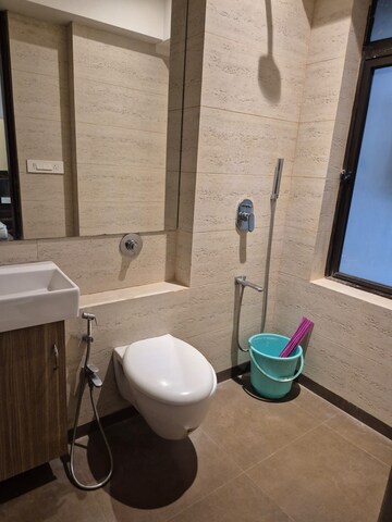Bathroom in 3 BHK Apartment at Kharghar – for Rent