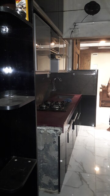 Kitchen in 2 BHK Apartment at New Dindoshi Hill View, Goregaon East – for Rent