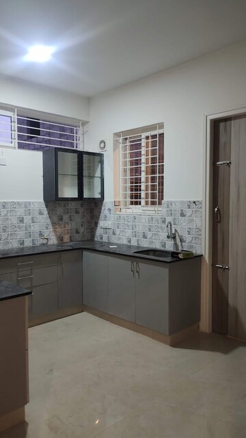 Kitchen in 2 BHK Builder Floor at Hsr Layout – for Rent