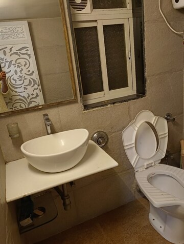 Bathroom in 3 BHK Apartment at Hiranandani Estate Bella, Ghodbunder Road – for Rent