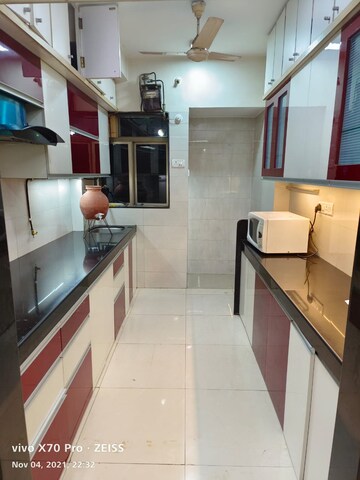 Kitchen in 3 BHK Apartment at Hiranandani Estate Bella, Ghodbunder Road – for Rent