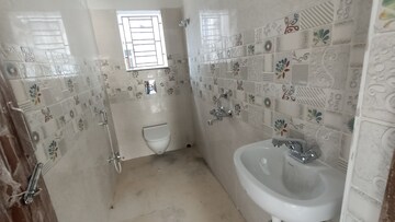 Bathroom in 2 BHK Builder Floor at New Town – for Sale