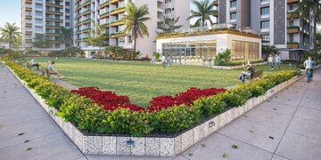 3 BHK Apartment – Garden View at Aagam Aadeshwar, New City Light - for Rent