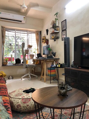 Living Room in 1 BHK Apartment at Bhoomi Legend, Kandivali East – for Rent