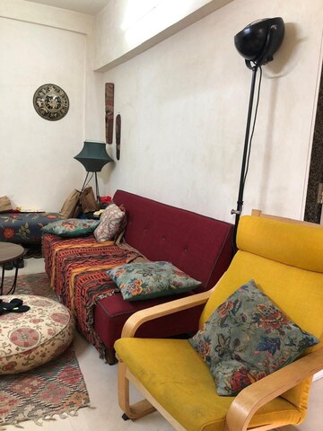 Living Room in 1 BHK Apartment at Bhoomi Legend, Kandivali East – for Rent