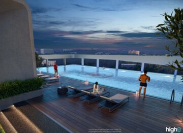 Balcony in 2 BHK Apartment at Anvita High 9, Kollur – for Sale