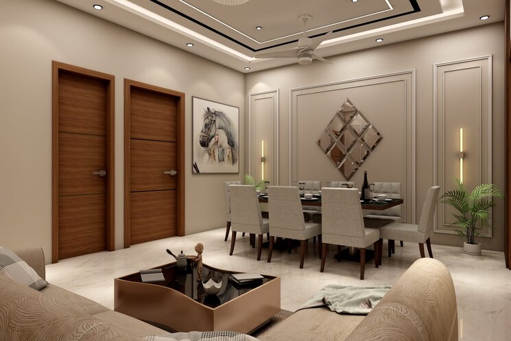 Living Room, sector 115 2 Bedroom 950 Sq.Ft. Builder Floor In Sector 115 Chandigarh 7927506