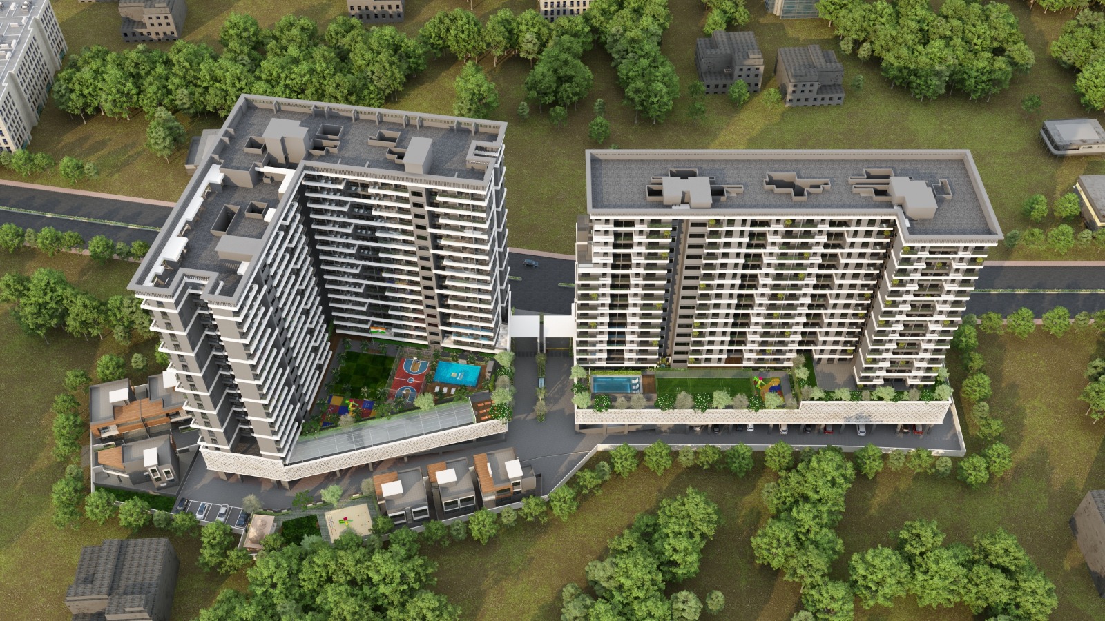 3 BHK 979 Sq.Ft. Apartment in Thanekar Palacio