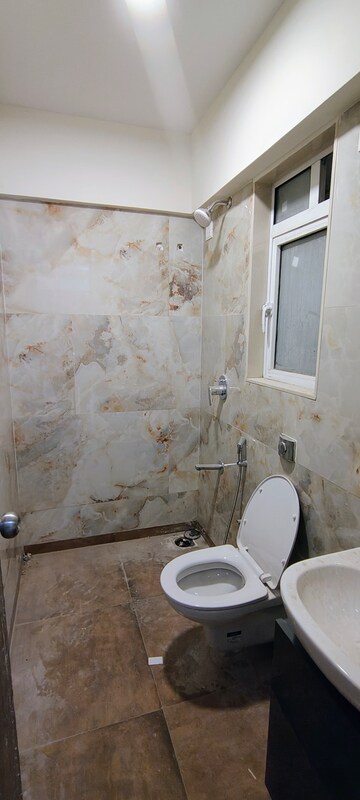 Bathroom in 2 BHK Apartment at Vaibhavlaxmi Peak 25, Vikhroli East – for Rent