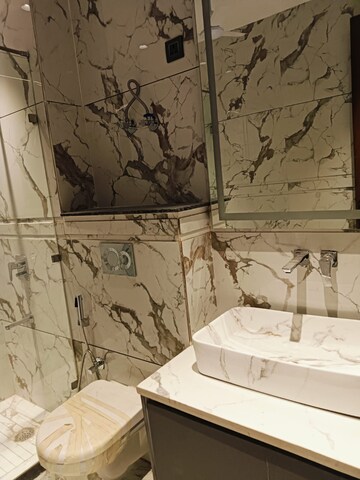 Bathroom in 4 BHK Builder Floor at SS Mayfield Gardens, Sector 51 – for Rent