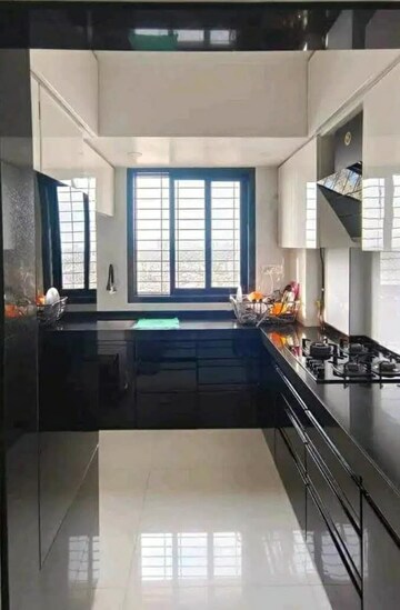 Kitchen in 1 BHK Apartment at Dattani Park 7A, Kandivali East – for Rent