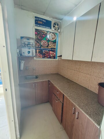 Kitchen in 1 RK Builder Floor at Ansal Sushant Lok I, Sector 43 – for Rent