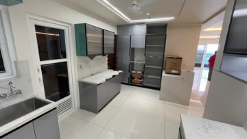 Kitchen in 3 BHK Apartment at Aparna Luxor Park, Kondapur – for Rent