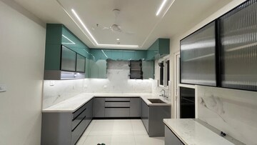 Kitchen in 3 BHK Apartment at Aparna Luxor Park, Kondapur – for Rent