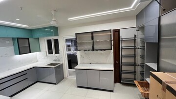 Kitchen in 3 BHK Apartment at Aparna Luxor Park, Kondapur – for Rent