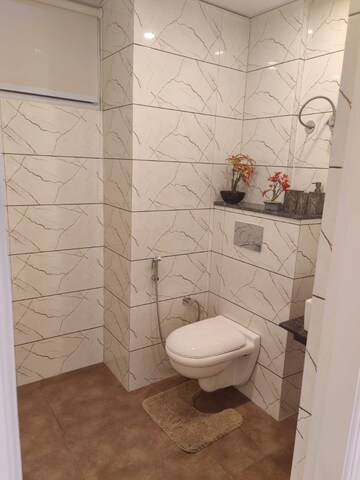 Bathroom in 3 BHK Apartment at Maxxus Elanza, International Airport Road – for Rent