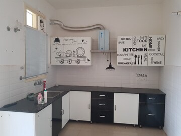 Kitchen in 3 BHK Apartment at Highland Park Chandigarh, Bhabat – for Rent