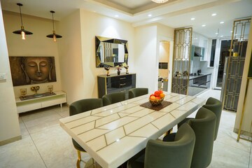 Living Room in 3.5 BHK Apartment at Rishita Manhattan, Gomti Nagar – for Rent