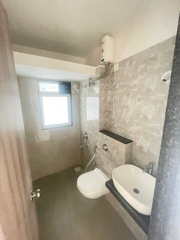 Bathroom in 2 BHK Apartment at Ashar Axis, Majiwada – for Rent