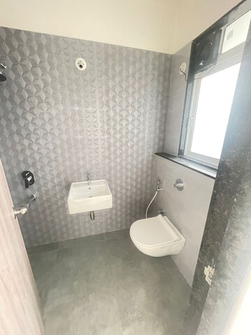 Bathroom in 2 BHK Apartment at Ashar Axis, Majiwada – for Rent