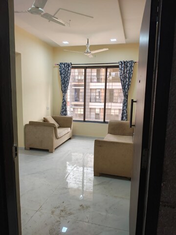 Living Room in 1 BHK Apartment at Srushti Shri Rajendra Srushti, Palghar – for Sale