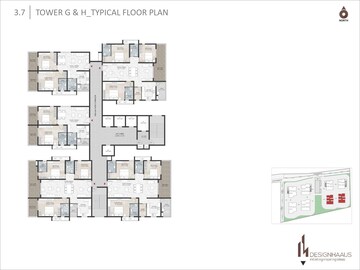 Master Bedroom in 3 BHK Apartment at Kondapur – for Sale
