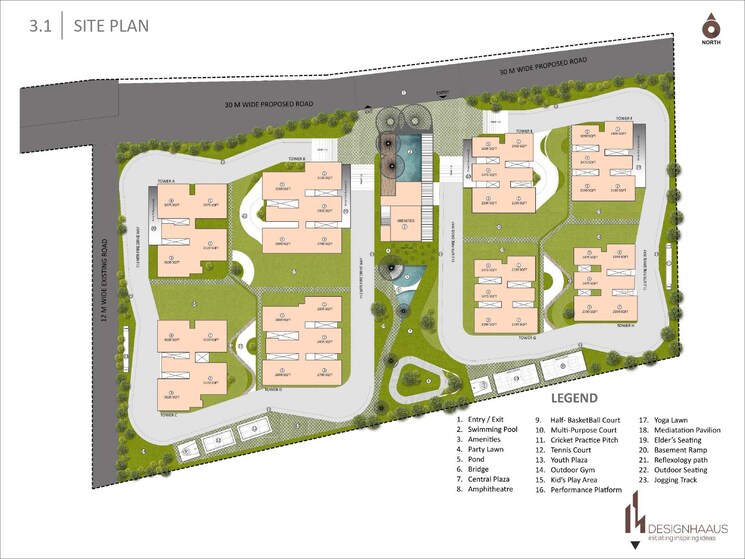 Master Plan, kondapur 3 Bedroom 1690 Sq.Ft. Apartment In Kondapur Hyderabad 7929145