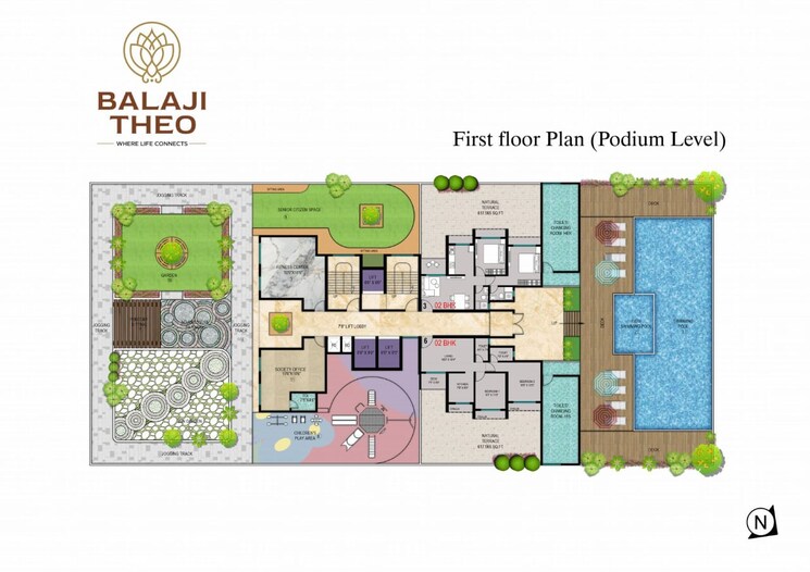 Master Plan, reliable-balaji-theo 2 Bedroom 1155 Sq.Ft. Apartment In Kalamboli Navi Mumbai 7926629