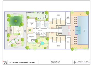 Floor Plan in 3 BHK Apartment at Reliable Balaji Theo, Kalamboli – for Sale