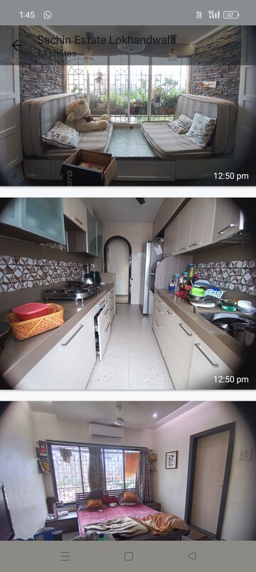 Kitchen in 2 BHK Apartment at Magnum Tower CHS, Andheri West – for Rent