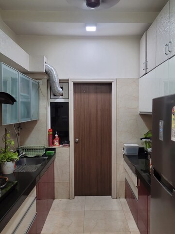 Kitchen in 3 BHK Apartment at LnT Crescent Bay T5, Parel – for Sale