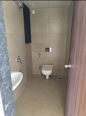 Bathroom in 1 BHK Apartment at Runwal Eirene Phase 2, Balkum Pada – for Rent