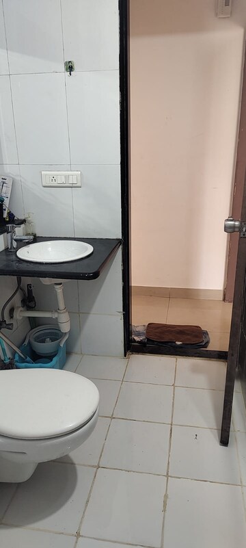 Bathroom in 1 BHK Apartment at Paranjape Blue Ridge, Hinjewadi – for Rent